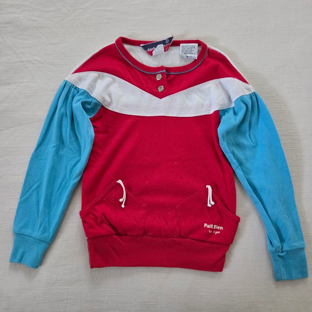 Vintage Color Block Long Sleeve 4t